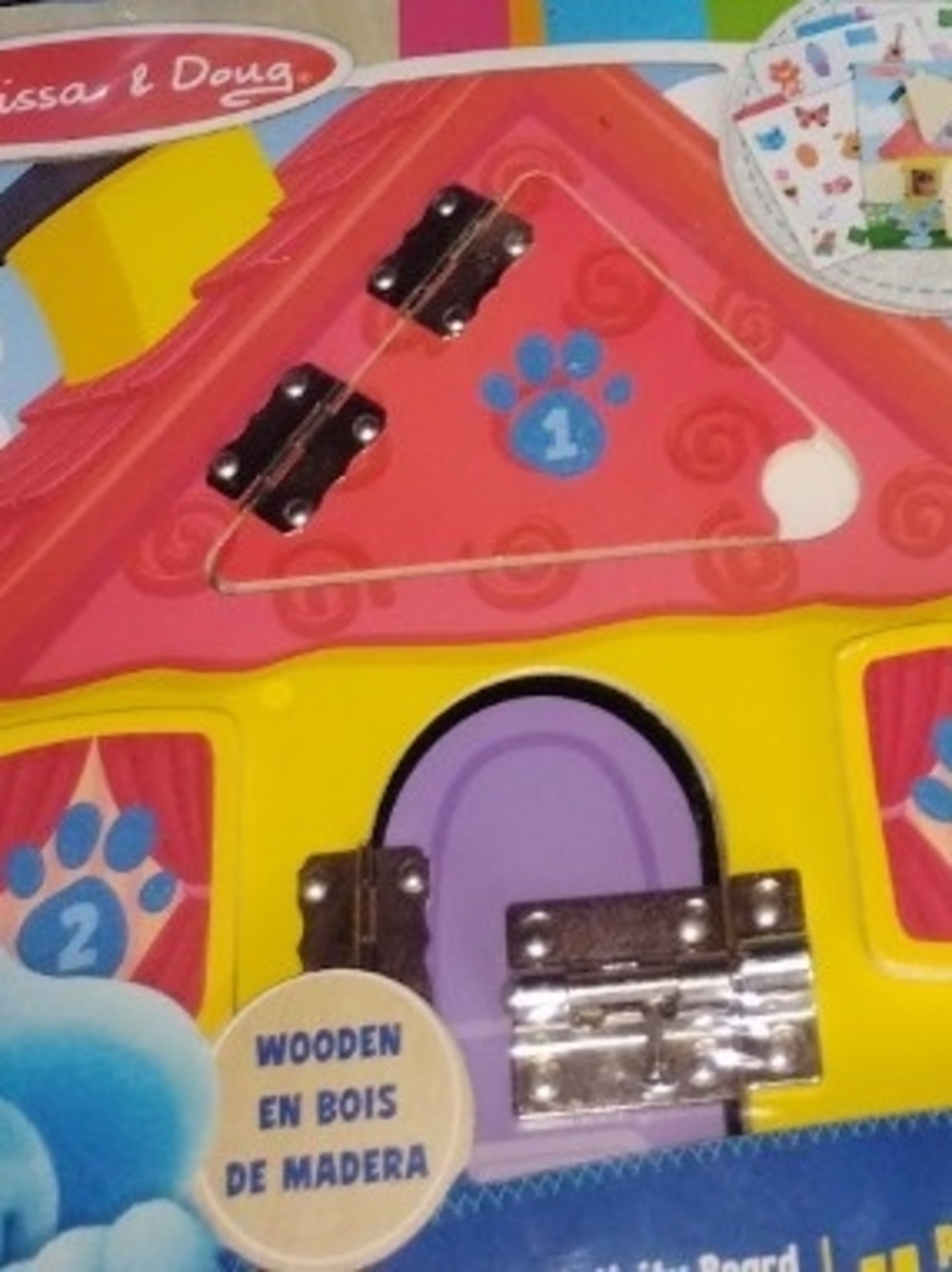 Melissa & Doug Wooden Lockbox Activity House